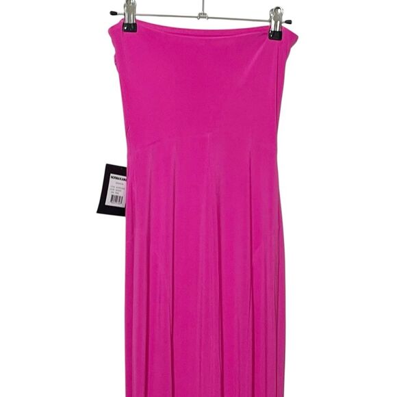 Norma Kamali NWT Strapless Fishtail Gown Size XXS Orchid Pink REVOLVE Exclusive - Picture 3 of 11